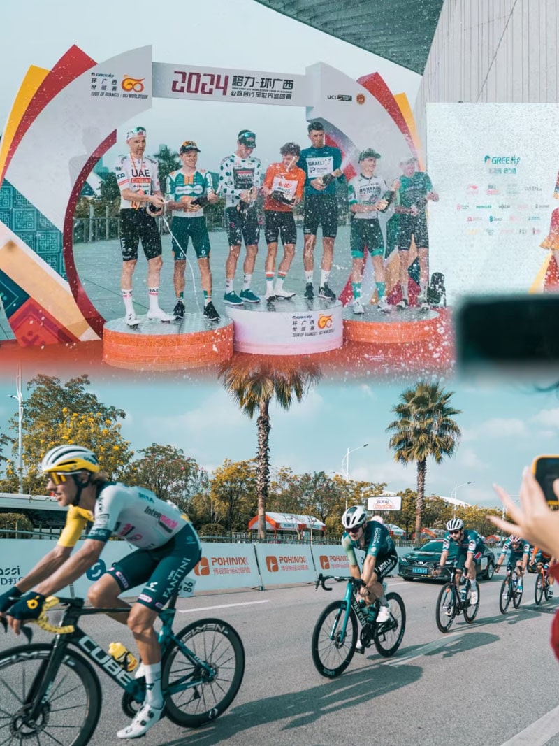 Lunettes de soleil à vélo de la marque avec 2024 UCI WorldTour / Tour de Guangxi